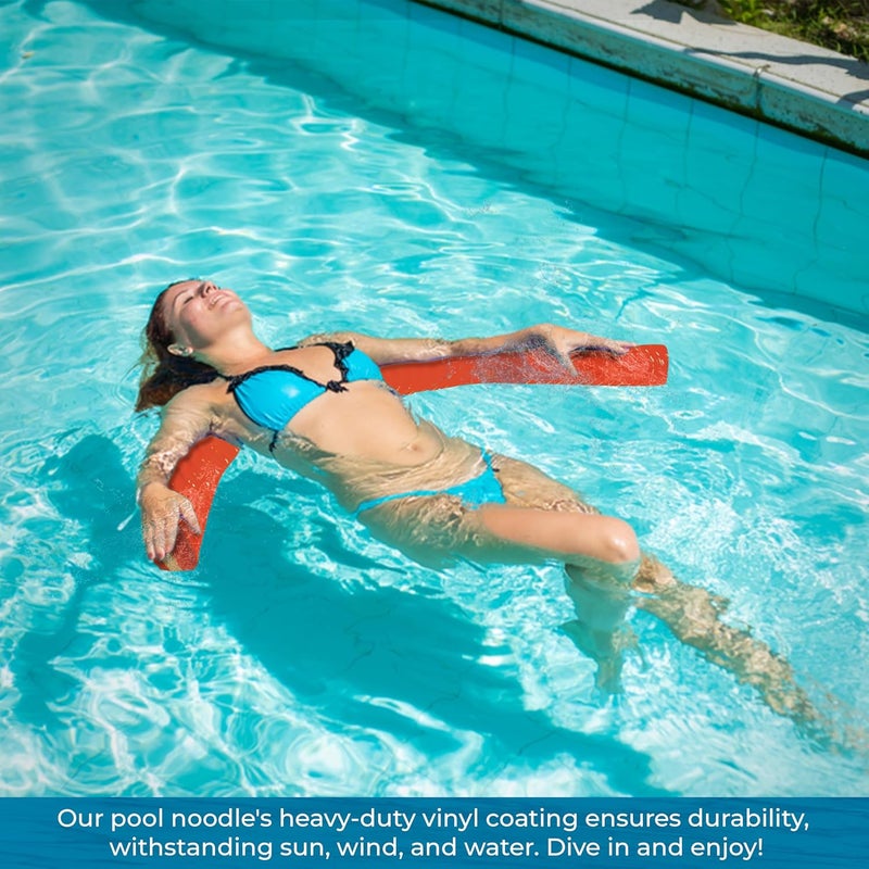 Vos Mega Foam Pool Wavy Noodle, Premium & Big, Super Soft Pool Noodle for Swimming and Floating, Pool Floats, Lake Floats - 1 Pack - Image 3